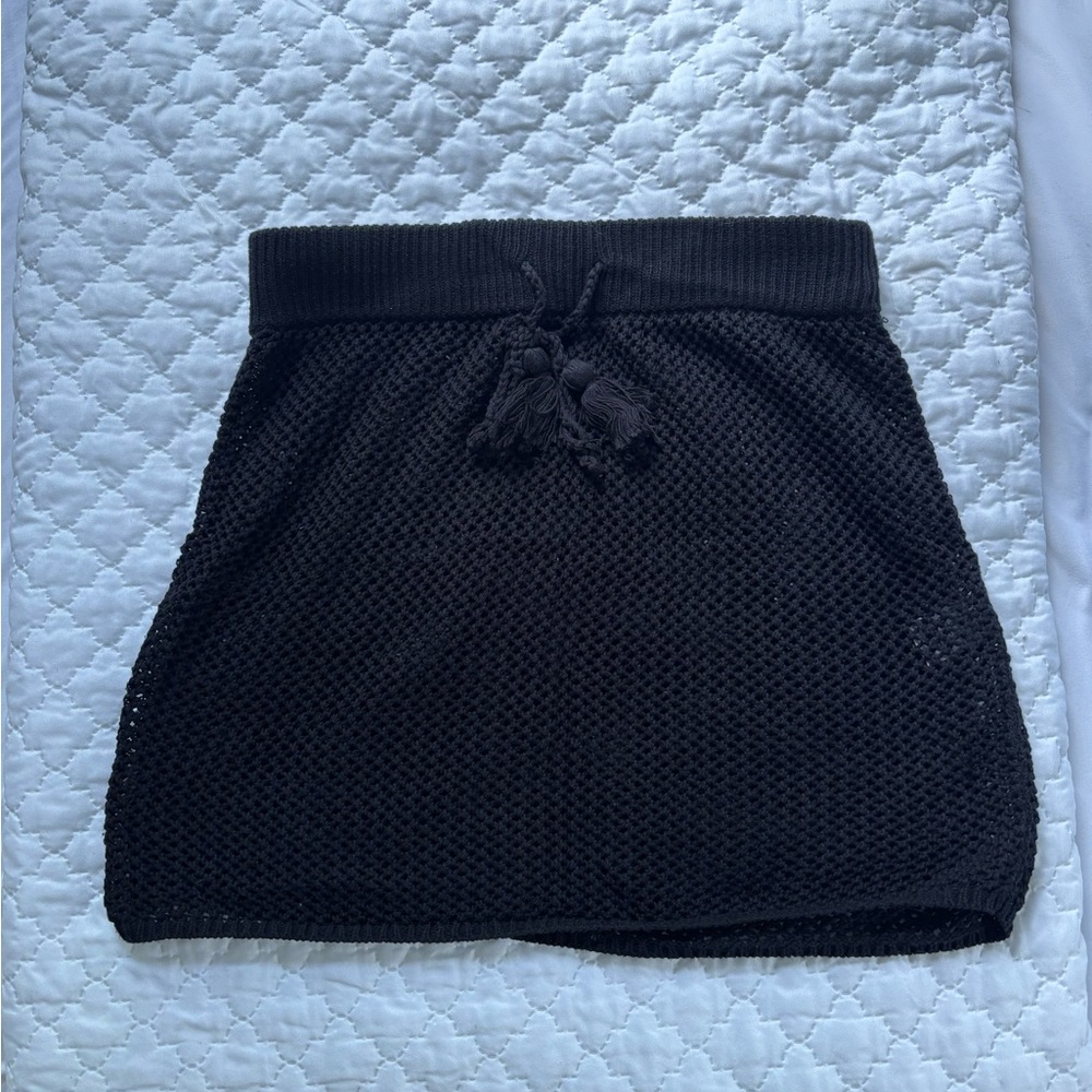 L*space Black Cover Up Skirt